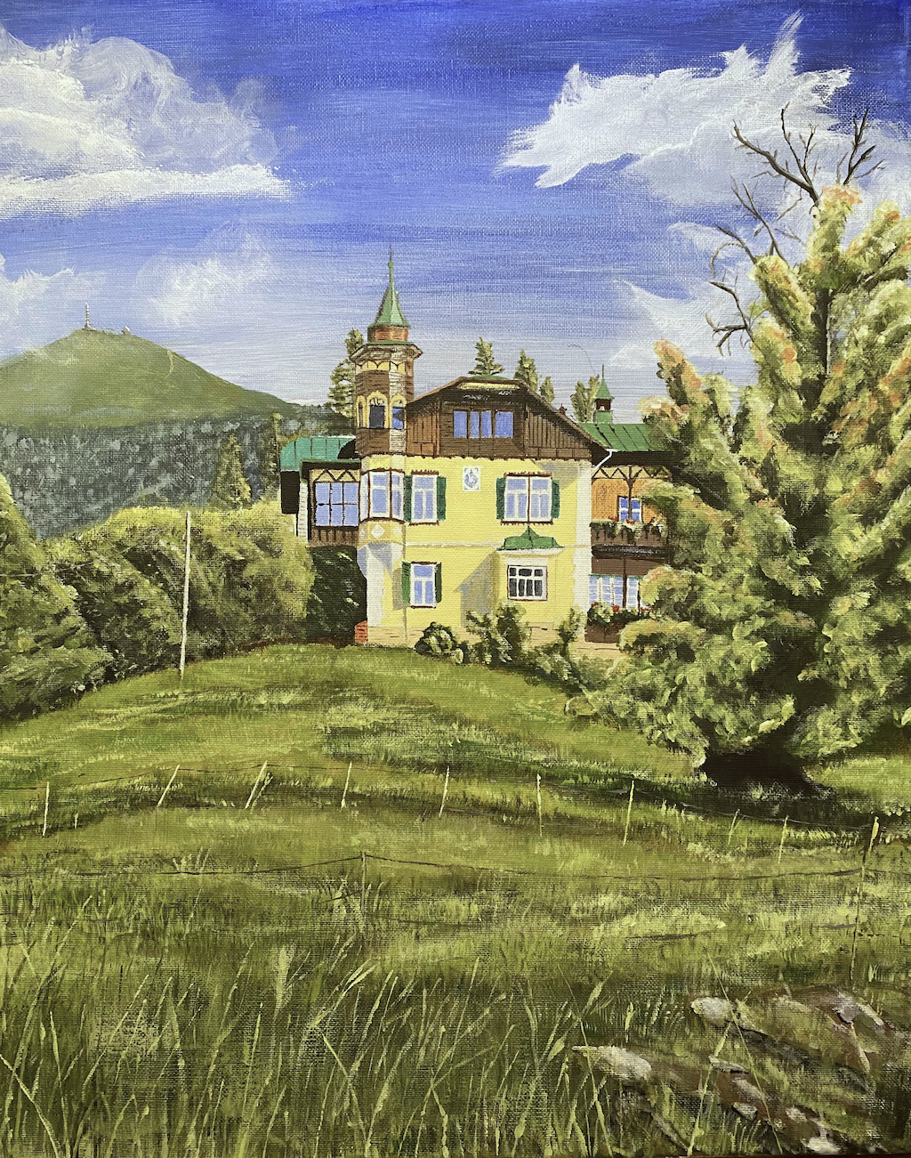 Altes Herrenhaus in der Nähe von Innsbruck, Österreich