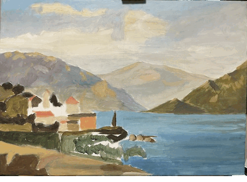 Lago Di Garda work in progress animation