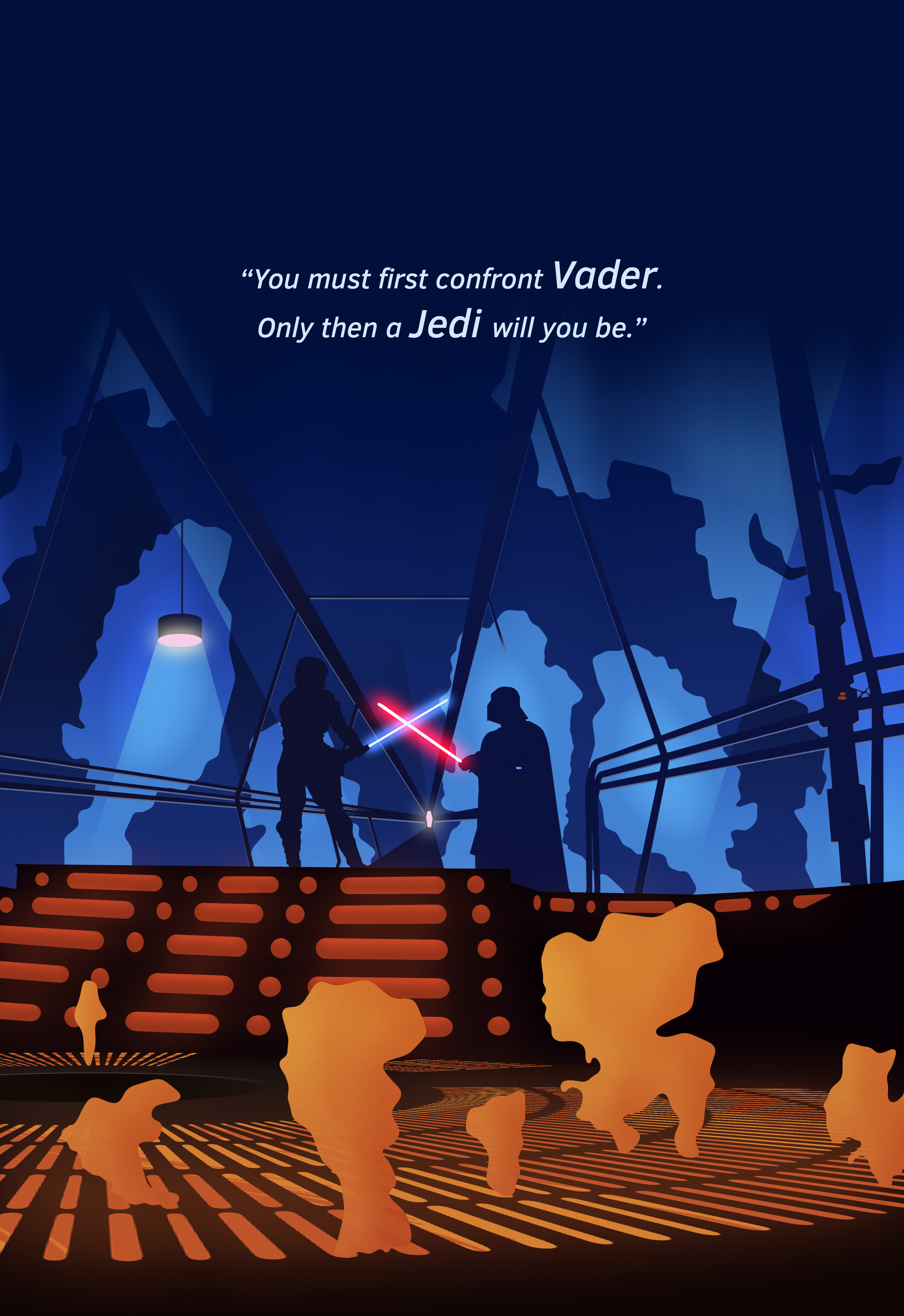 star wars vector art by max melzer
